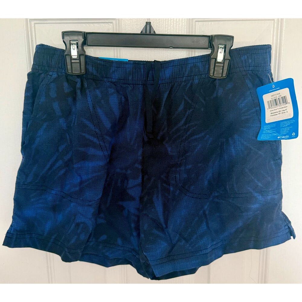 Columbia Womens Sandy River Printed Shorts Size XS NWT Blue